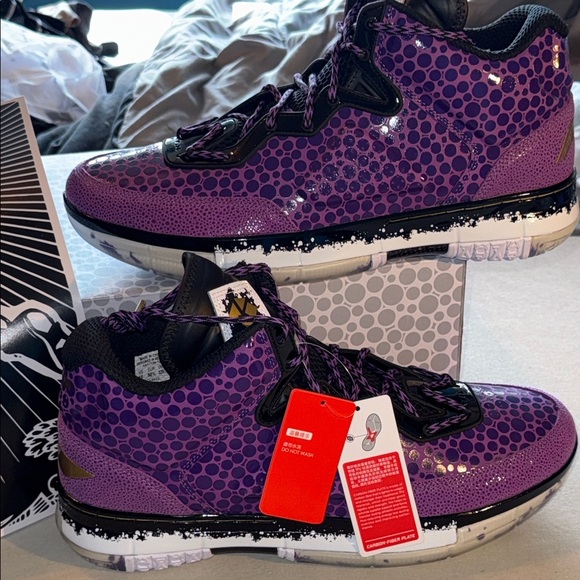 Li-Ling Way of Wade Limited Edition syn Sting Ray skin Purple all star Size 15 - Picture 13 of 16